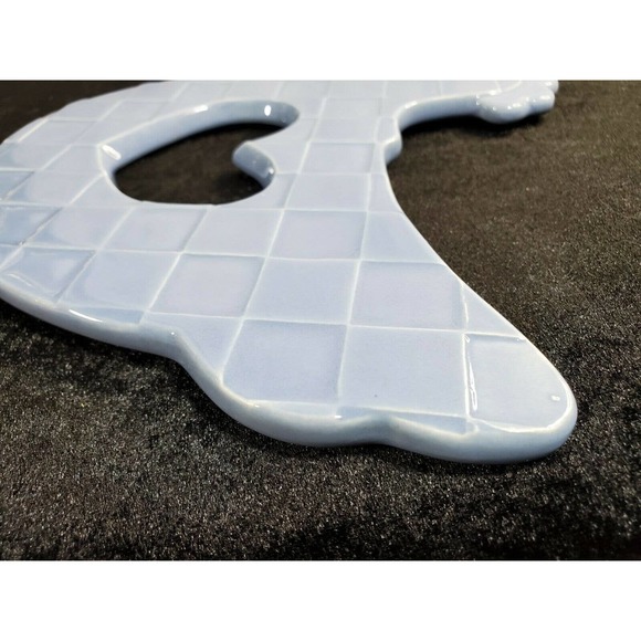 TREASURE CRAFT ROOSTER 🐓 TRIVET HOT PLATE COUNTRY FARMHOUSE RUSTIC CORNING BLUE - Picture 8 of 12